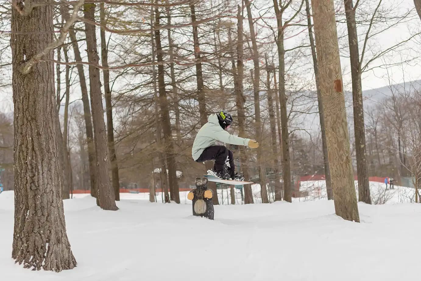 Snowboard jump