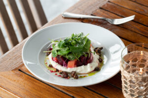 Salted beet salad at Sand Bar