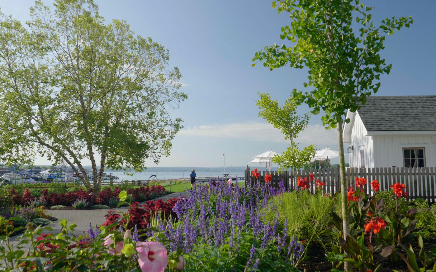 Blooming Gardens at The Lake House on Canandaigua in the Finger Lakes