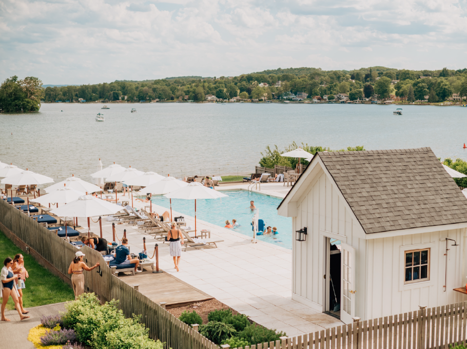 Best Spa Resort in the Finger lakes with Heated Pool and Hot Tub